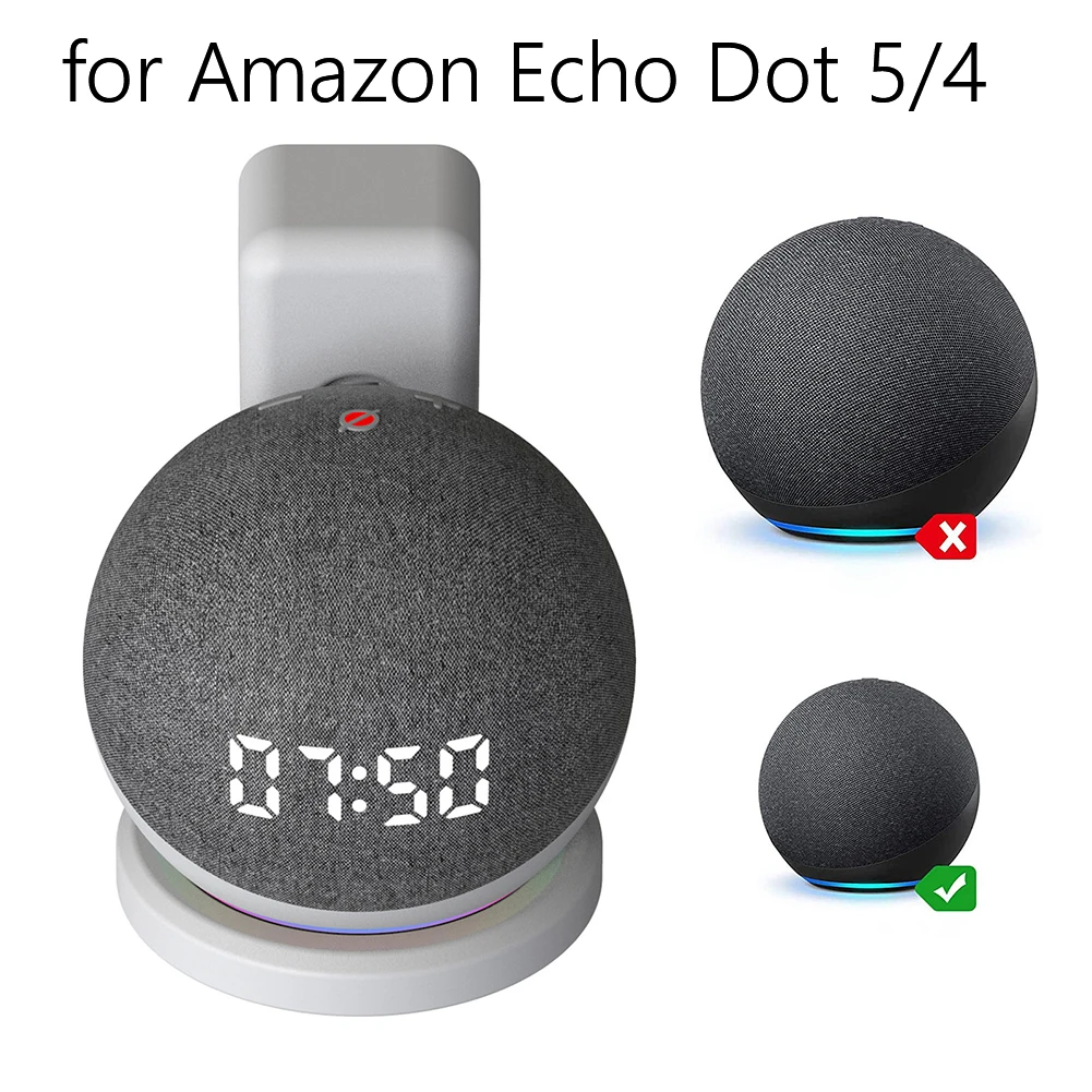حامل مكبر صوت بلاستيكي مثبت عل - مراجعة Amazon Speaker Echo Pop وسعره