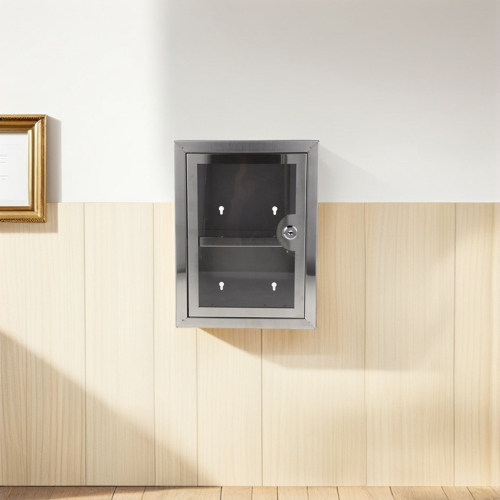 خزانة حائط معدنية قابلة للقفل  - مراجعة Medicine Cabinet Lock وسعره