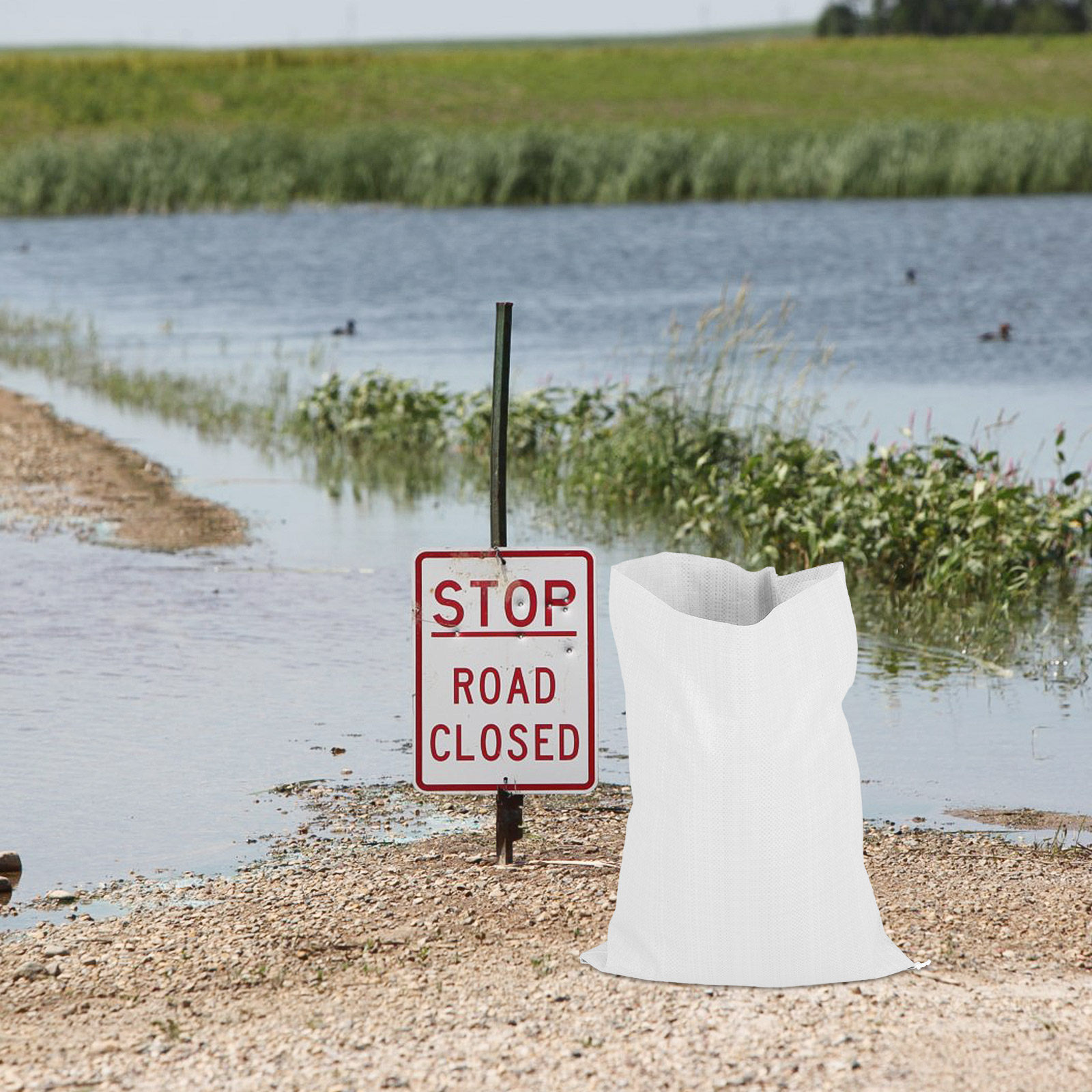 20 قطعة من أكياس الرمل الثقيلة - مراجعة Flood Barrier Bag وسعره