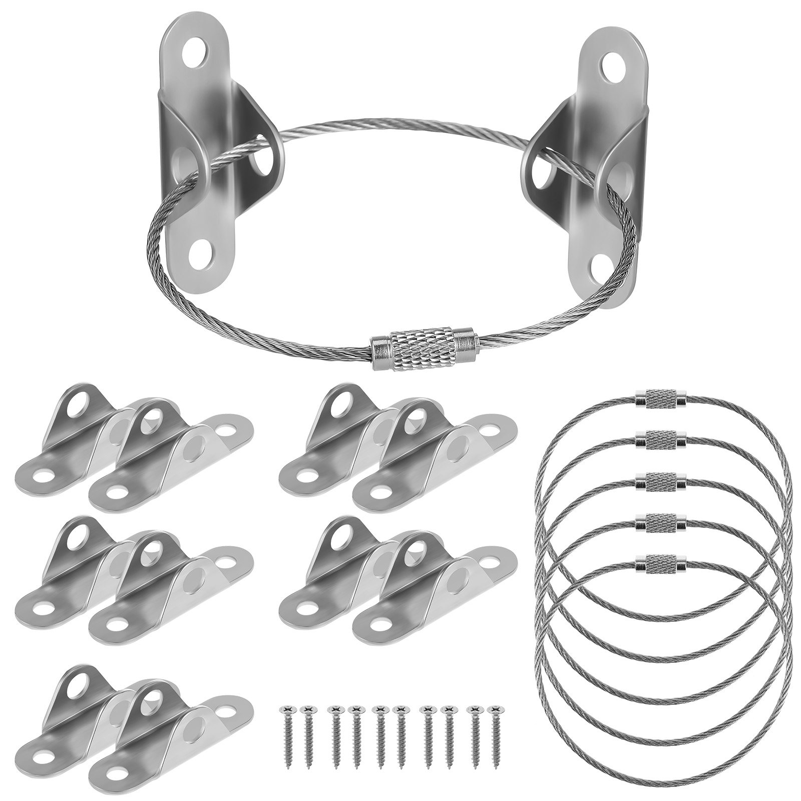 6 مجموعات من مثبتات الأثاث الم - مراجعة Earthquake Anchor Strap وسعره